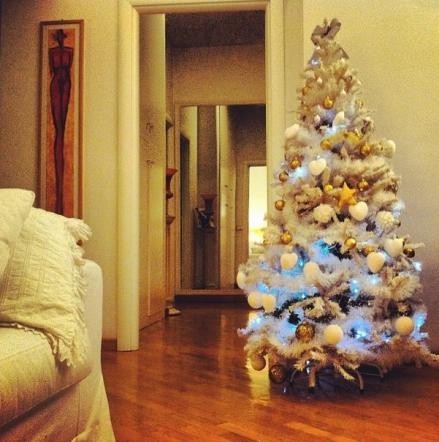 Stefania Orlando mostra il suo albero