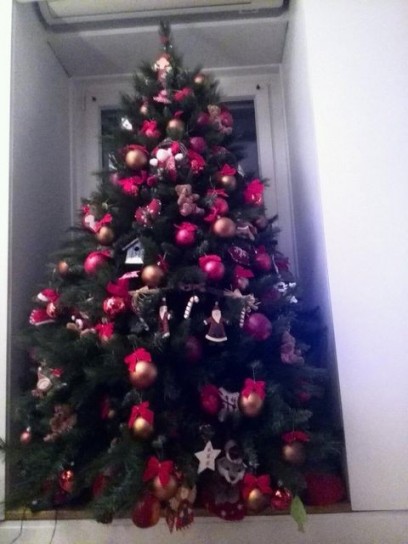 Samantha De Grenet mostra il suo albero