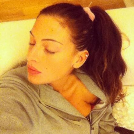Francesca Testasecca senza make up