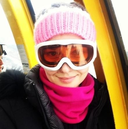 Anna Safroncik in Alta Badia