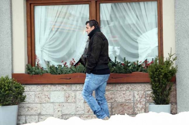 Bobo Vieri a Cortina d'Ampezzo