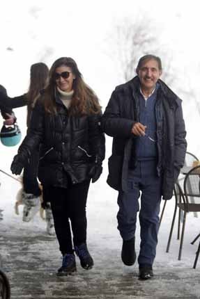 Ignazio La Russa con la moglie