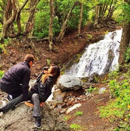 Fuga romantica per i due innamorati vip a Patagonia