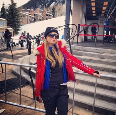 Paris Hilton ad Aspen