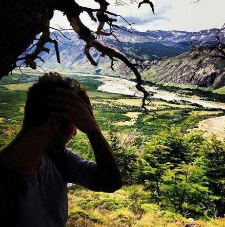 Il marito di Belen in Patagonia