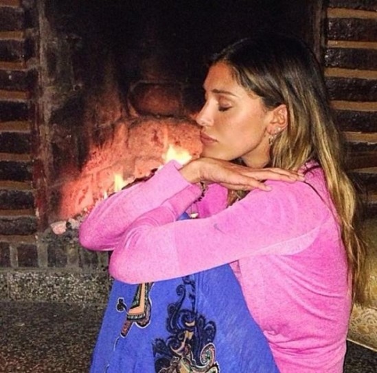 Belen vicino al caminetto