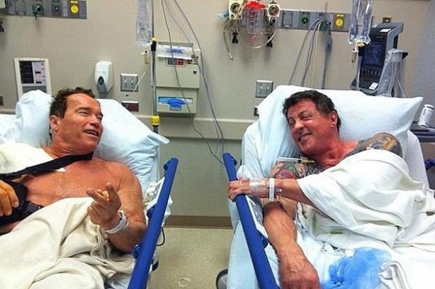 Stallone e Schwarzenegger