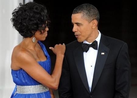 Look elegante per Barack e Michelle Obama