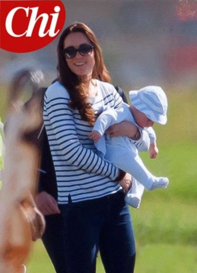 Kate Middleton e il principe George in vacanza 