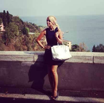 Scatto social per Wanda Nara 