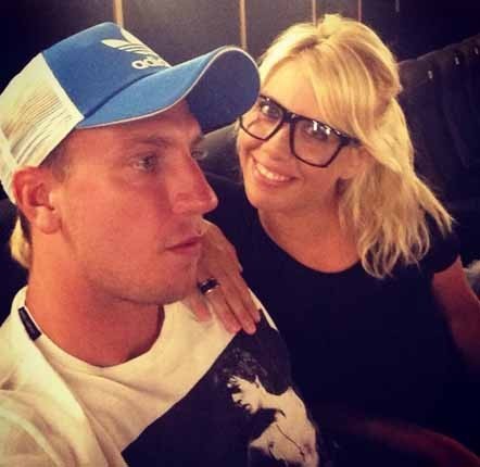 Wanda Nara con l'ex marito