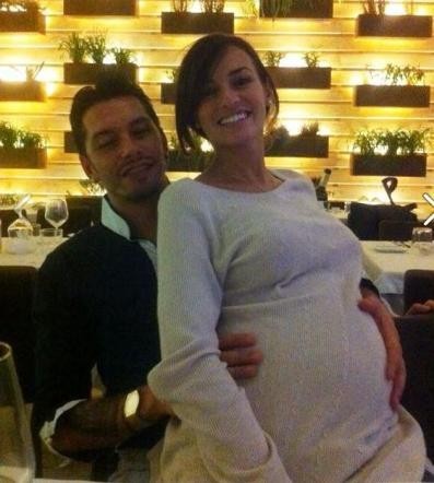 Elisa Panichi incinta con il compagno