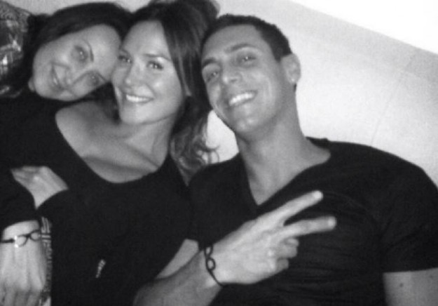 Nicole Minetti e Claudio D'Alessio in bianco e nero