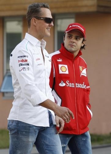Massa parla con il campione tedesco