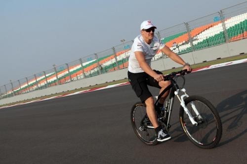 Michael al GP F1 di India 2012