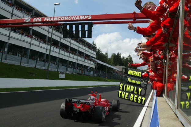 Il pilota durante una gara di Formula 1