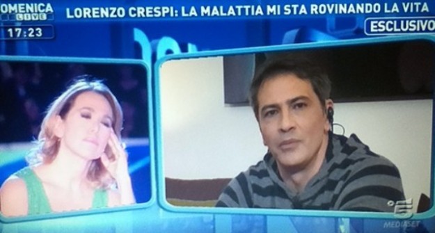 L'attore a Domenica Live
