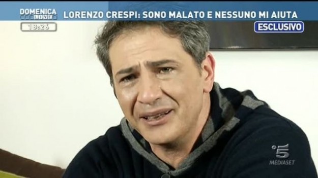 Vincenzo Leopizzi in lacrime
