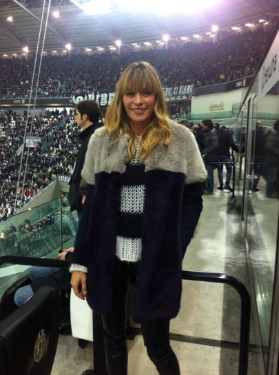 Elenoire Casalegno in tribuna