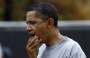 Barack Obama ferito al labbro