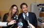Fabrizio Corona con la famiglia in tribunale 